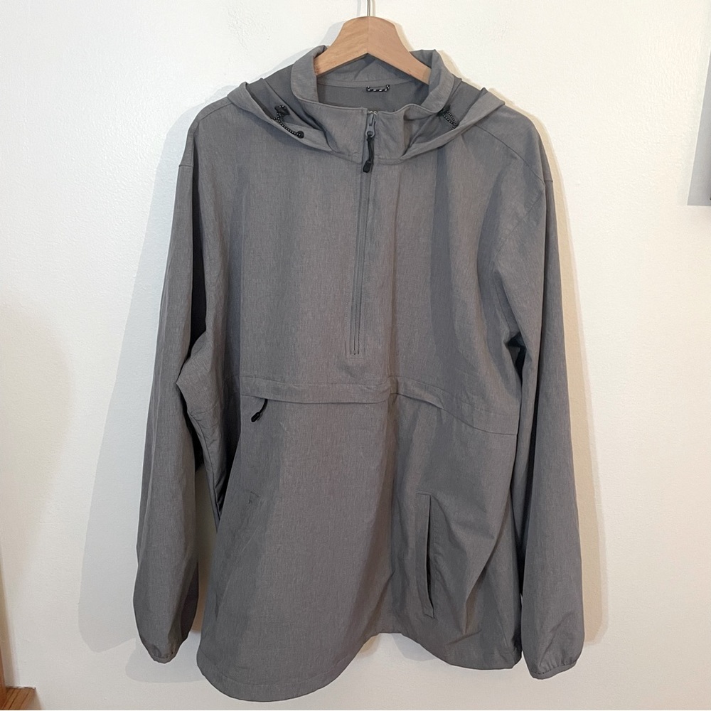 Swiss Tech hooded 1/4 zip pullover